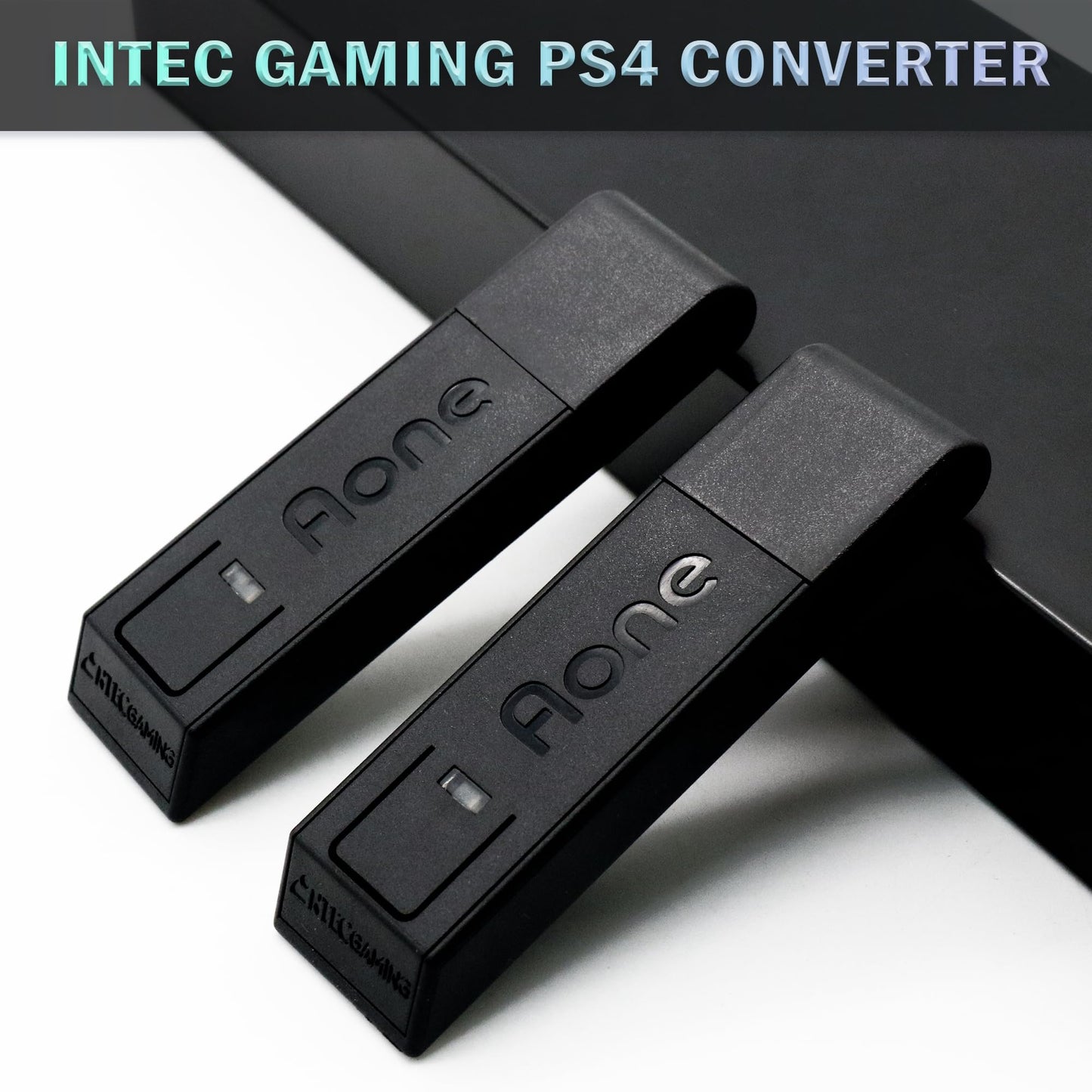 Intec Gaming PS4 Converter- Only Compatible with Switch Fighting Stick of IntecGaming, Wire-Less Adapter for PlayStation 4 PS4 Console to Arcade1up