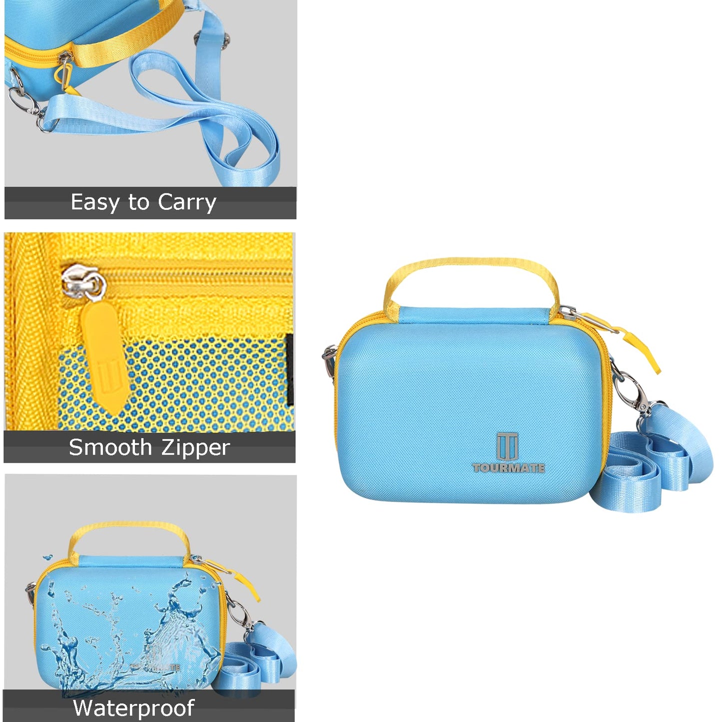 Tourmate Kids Instant Camera Case for VTech KidiZoom PrintCam, Travel Storage Shell for VTech KidiZoom PrintCam Refill Paper Pack Accessories (Case