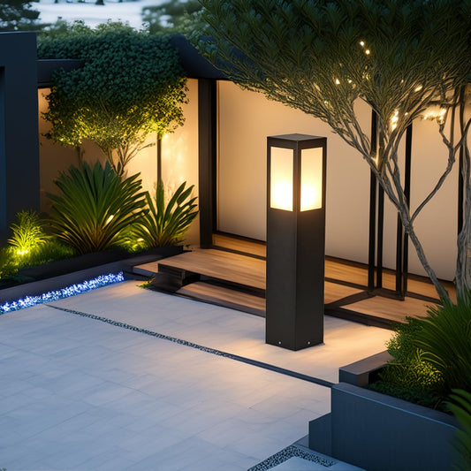AILICIN Outdoor Path Light, Post Lights,LED Bollard Lamp for Walkway, Garden, Yard (24 inches)