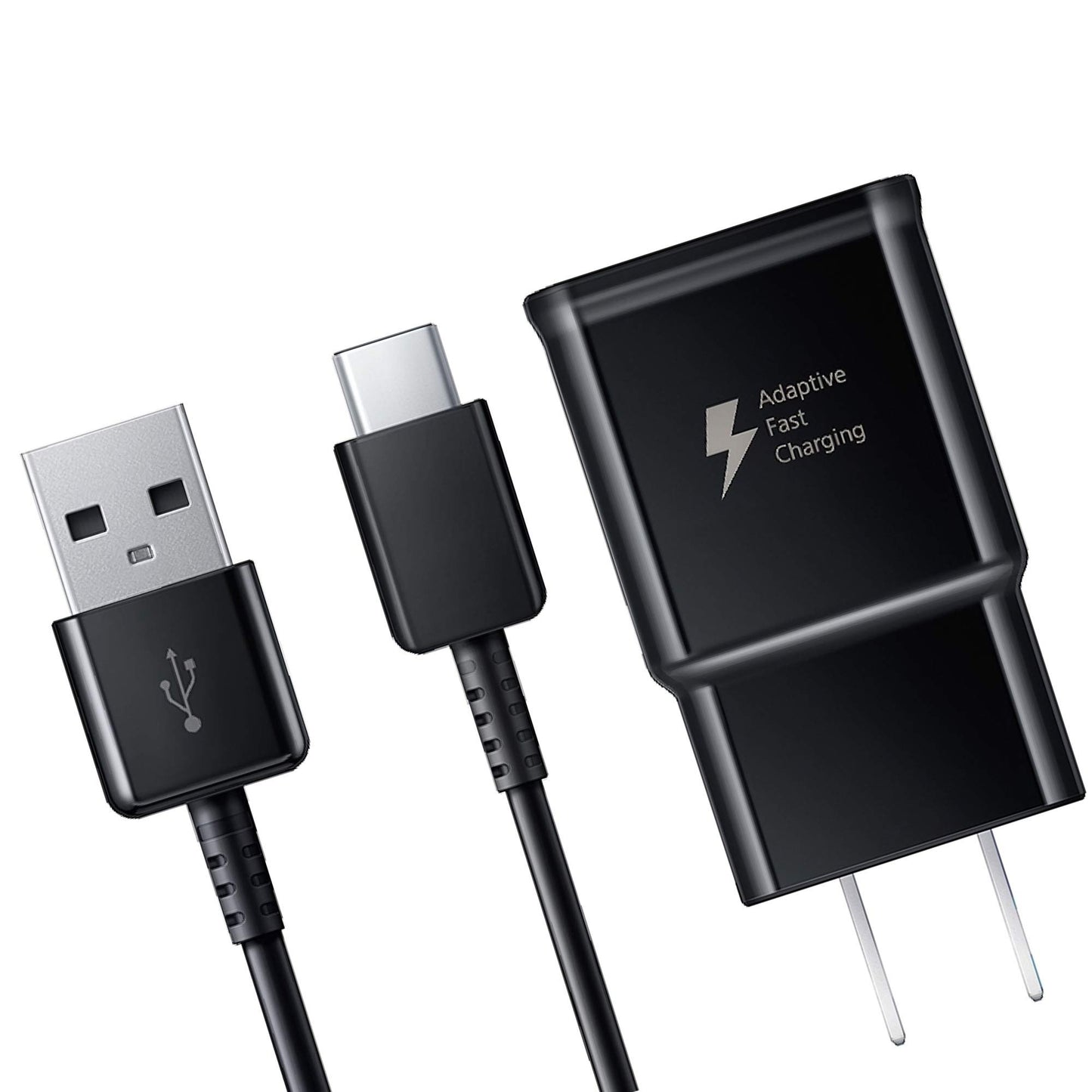 Victory Furrier [Fast Charging Wall Adapter for Samsung Galaxy S10 / S9 / S8 - Note 10/9 / 8 Edge/Plus/Active%75 Faster Charger (1x Adapter & 1x