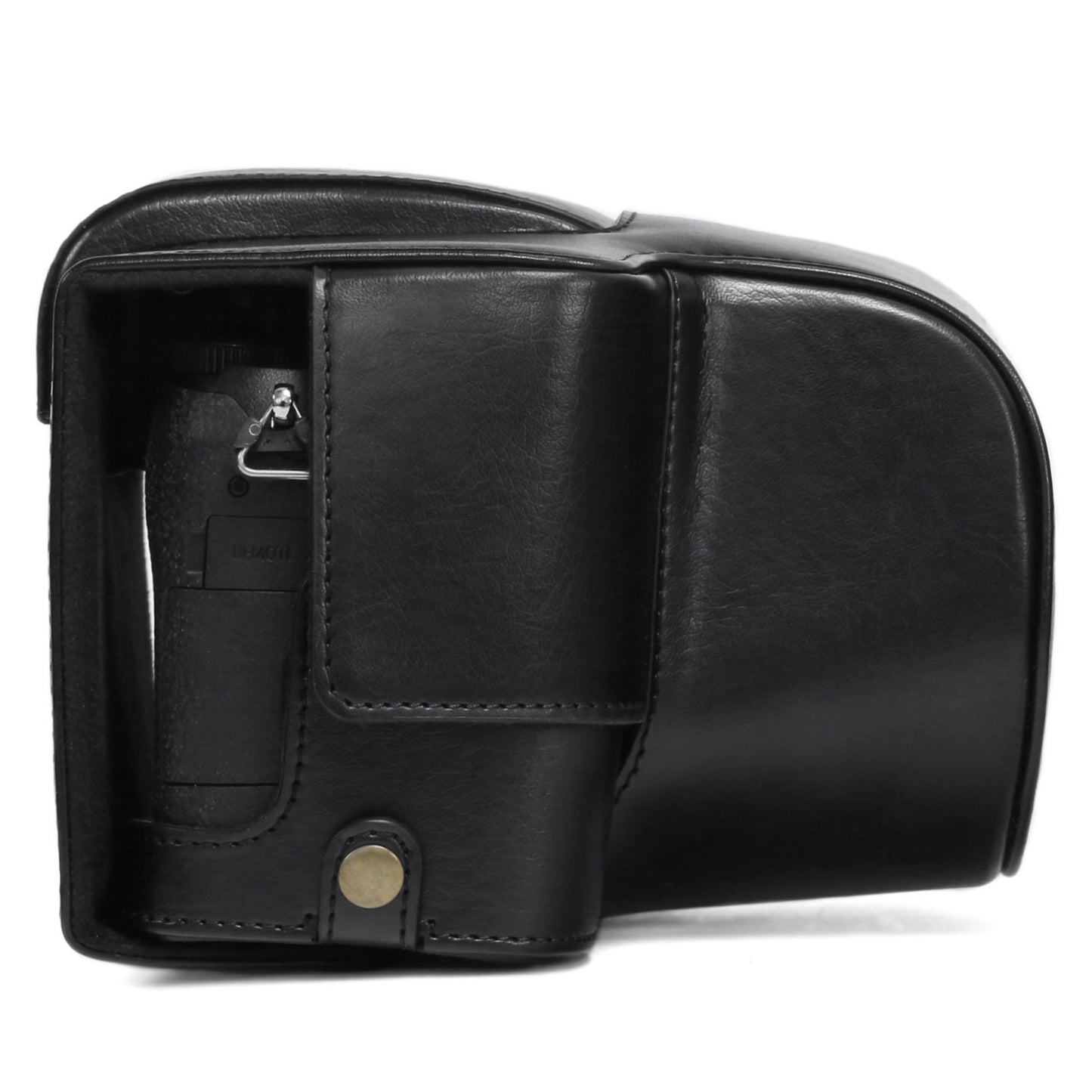 MegaGear Sony Cyber-Shot DSC-RX10 IV, DSC-RX10 III Ever Ready Leather Camera Case and Strap, with Battery Access - Black - MG760