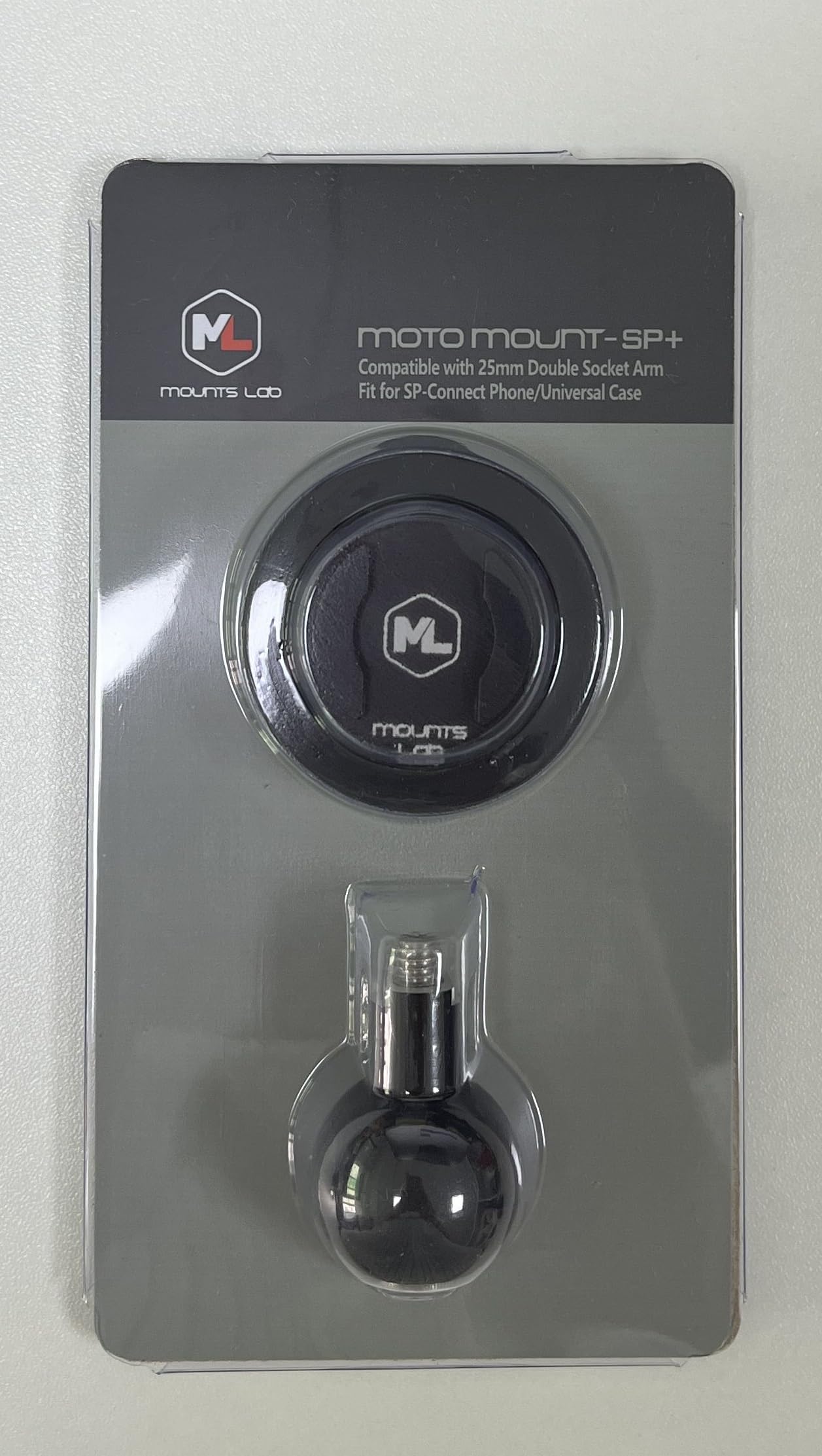 Mounts Lab-Motomount SP Wide Aluminium Ball Head Mount. Fit for and Compatible with SP-Connect (Old Version - Straight Rail Type) Phone case