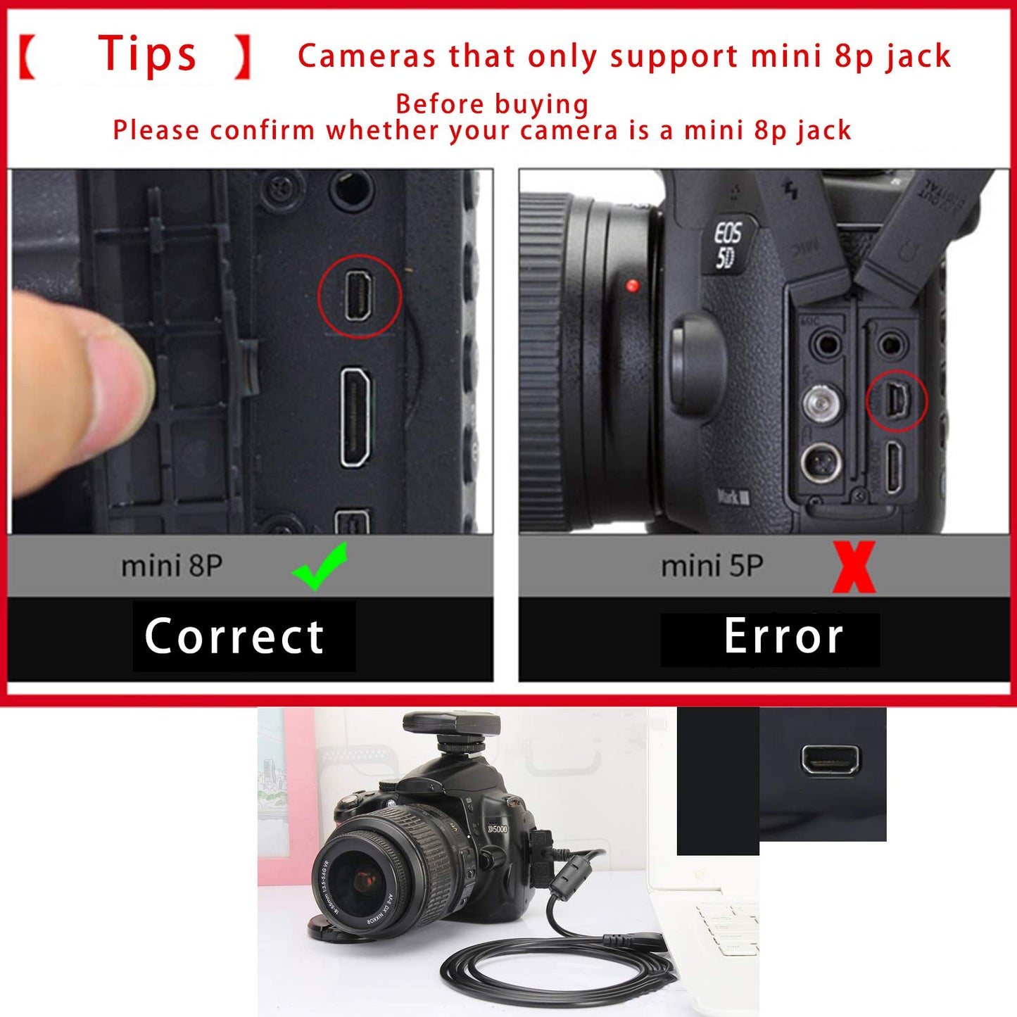 Replacement USB PC Camera Data Charging Cable Cord for Panasonic Lumix Camera DMC-ZS25 DMC-TZ35 DMC G7 ZS40 ZS50 SZ3 FT20 FS20 FX3 FX30 FX33 FX35 TZ8