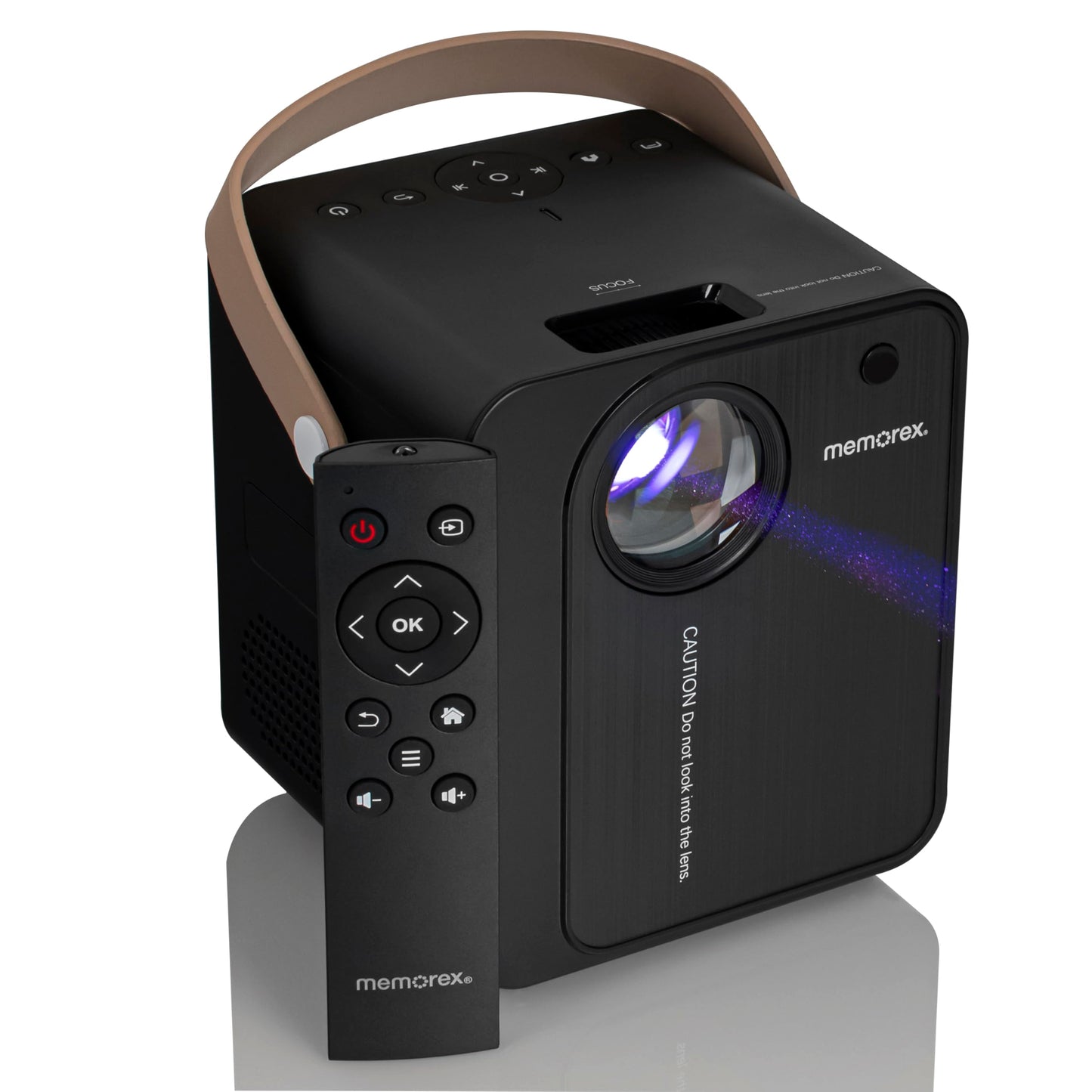 Memorex MX-PJ720 | 720P Portable HD Projector with Bluetooth 5.3, HDMI, USB, TF Card Input | 130 ANSI Lumens | Gaming, Presentations, and Home