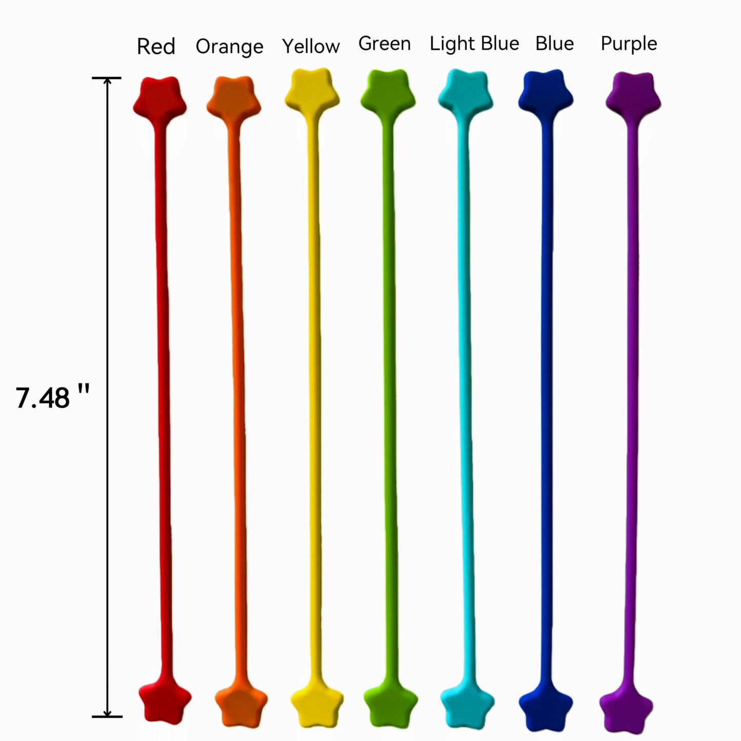 Fironst Reusable Silicone Magnetic Cable Ties, 28 Pack 7.48'' Magnetic Twist Ties for Bundling and Organizing, Holding Stuff, USB Charging Cords