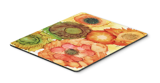 Caroline's Treasures 8970MP Abstract Flowers Blossoms Mouse Pad, Hot Pad or Trivet for Home Office Gaming Working Computers Laptop Mouse Mat,Washable