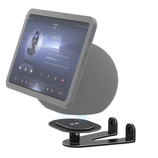 Letlar Adjustable Wall Mount for Echo Show 8 2025 and Echo Show 11, Swivel and Tiltable, Easy Installation Mount, Sturdy and Durable Bracket for