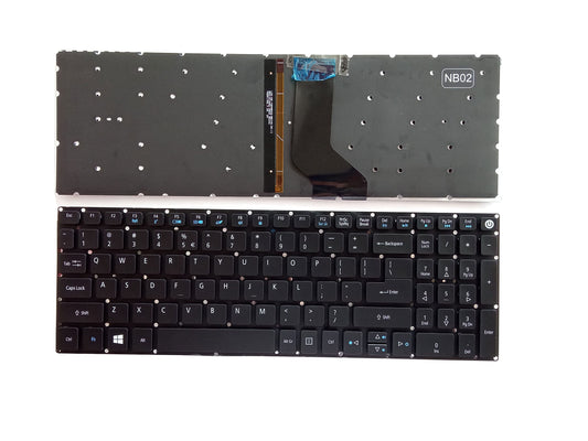New Laptop Replacement Keyboard Fit Acer Aspire E5-523 E5-532 E5-552 E5-573 E5-574 E5-575 E5-576 E5-752 US Layout Backlight
