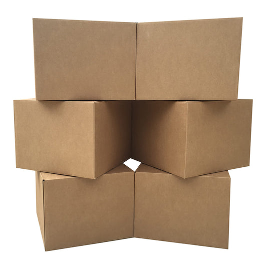 UBMOVE Large Moving Boxes 20'' x 20'' x 15'' (Pack of 6), Corrugated Cardboard Boxes for Packing, Shipping & Moving