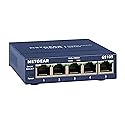 NETGEAR 5-Port Gigabit Ethernet Unmanaged Switch (GS105NA) - Desktop or Wall Mount, and Limited Lifetime Protection