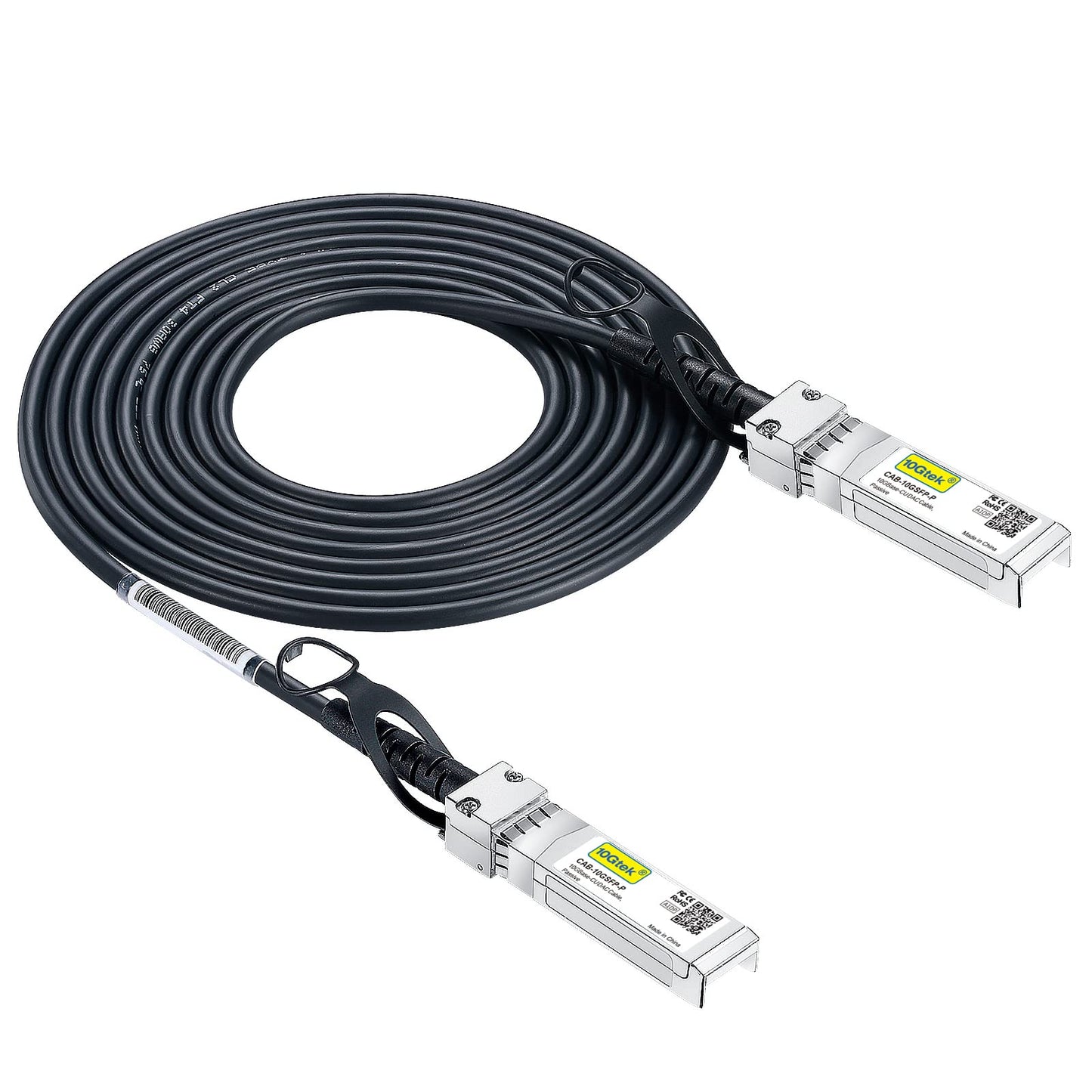 10Gtek 10G SFP+ DAC Cable, SFP+ to SFP+ Twinax Direct Attach Copper Passive for Ubiquiti UniFi, Meraki, Mikrotik, Fortinet, Netgear, D-Link, TP-Link