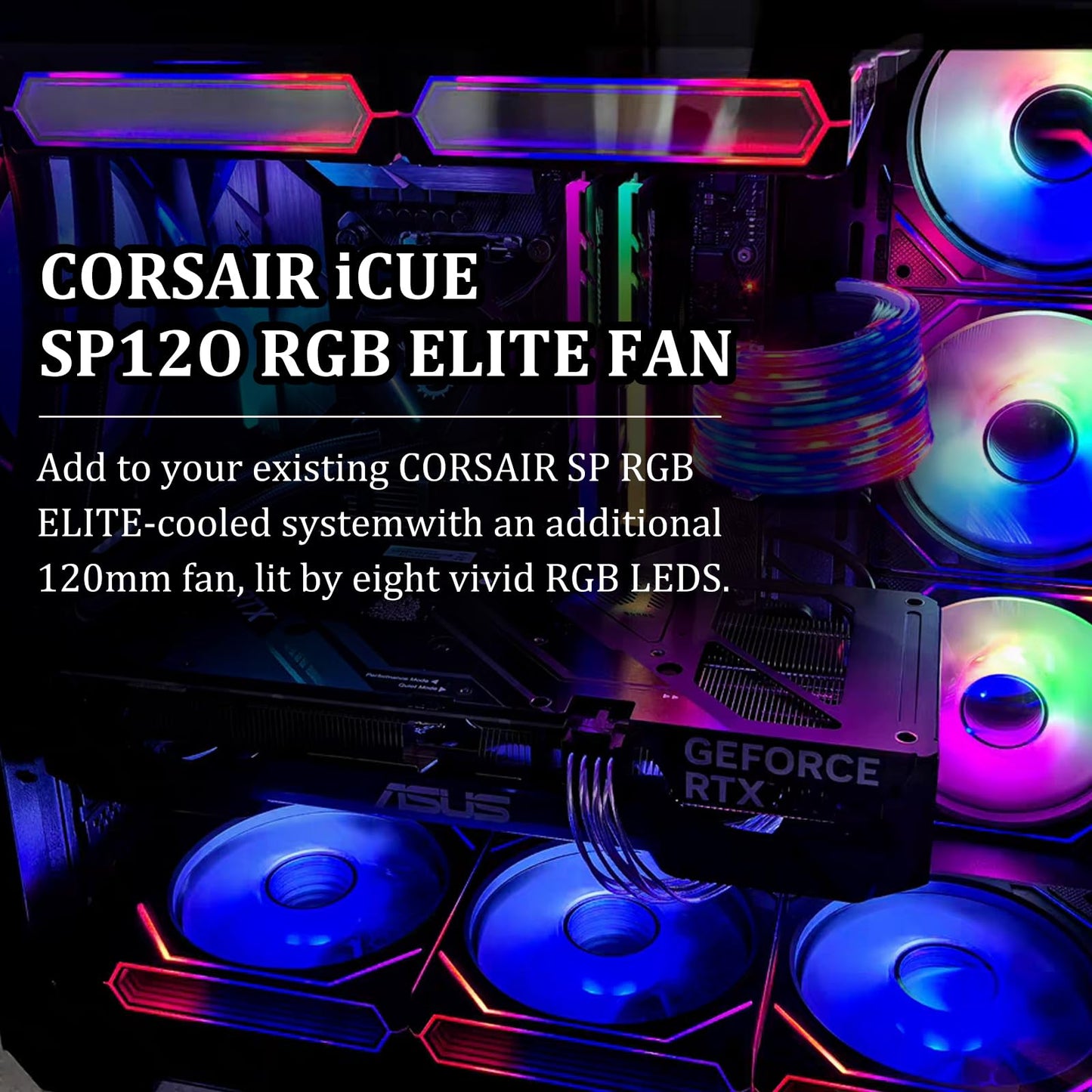 3PACK 120mm Case Fan, 5V ARGB Motherboard Computer Case Fans Quiet High Airflow Adjustable Light Effect Computer Cooling Fan, 3 Pack