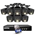ANNKE 3K Lite Wired Security Camera System Outdoor with AI Human/Vehicle Detection, 8CH H.265+ DVR and 8 x 1920TVL 2MP IP67 Home CCTV Cameras
