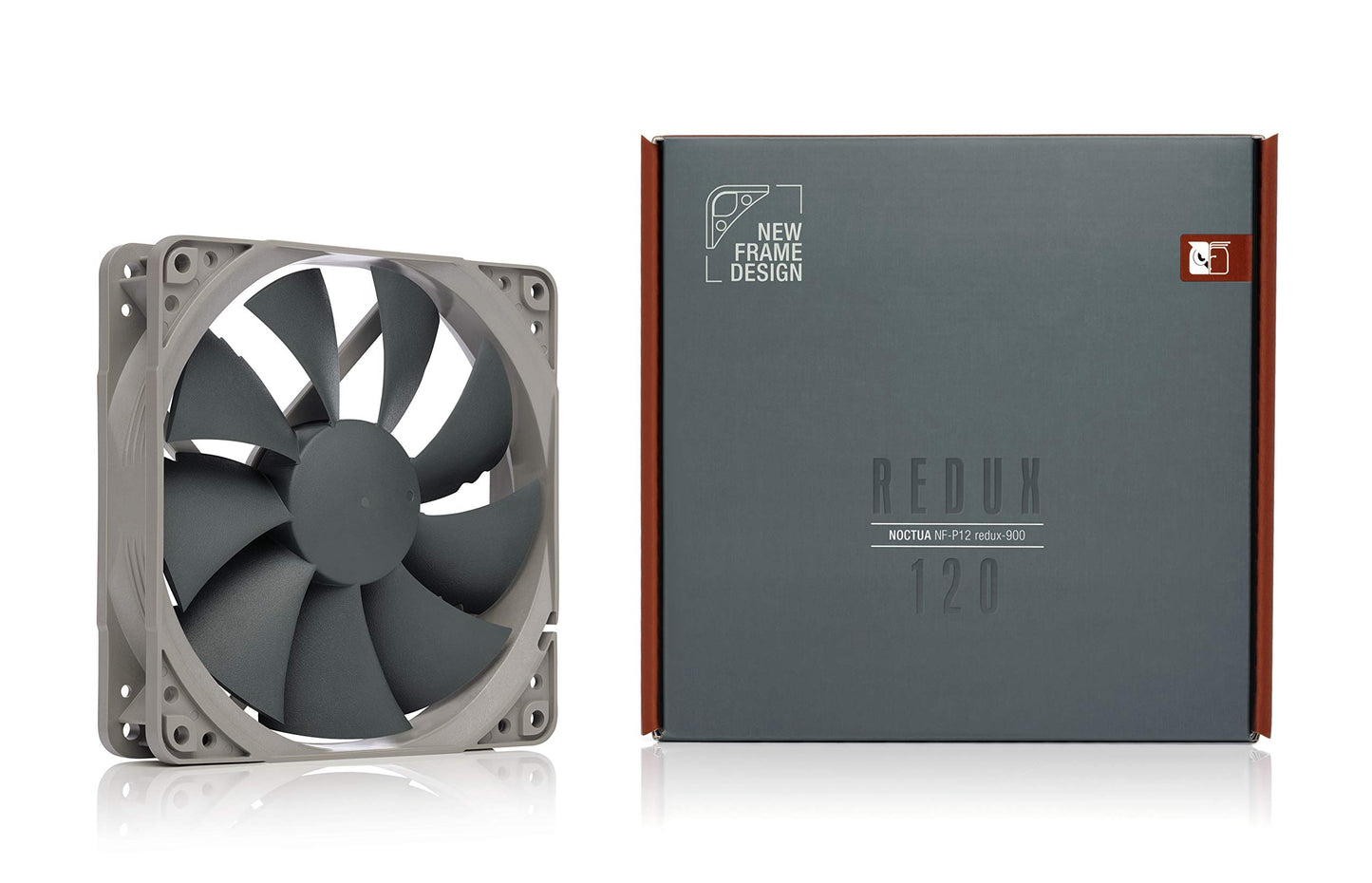 Noctua NF-P12 redux-900, Ultra Quiet Silent Fan, 3-Pin, 900 RPM (120mm, Grey)