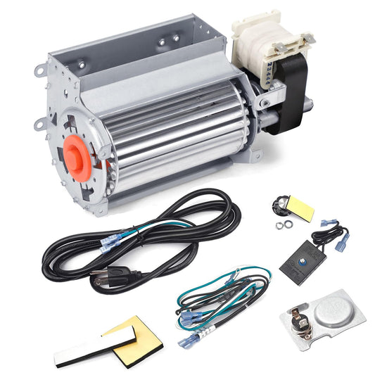Criditpid GFK21 Blower Fan Kit for Heatilator Fireplace, FK21 GFK21A GFK21B UZY3 GA3450TA Fireplace Blower Fan Kit for Heatilator NDV3630I, GNDC30