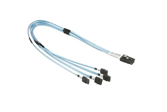 Supermicro 50cm IPASS to 4-SATA Cross-Over Cable (CBL-0116L)