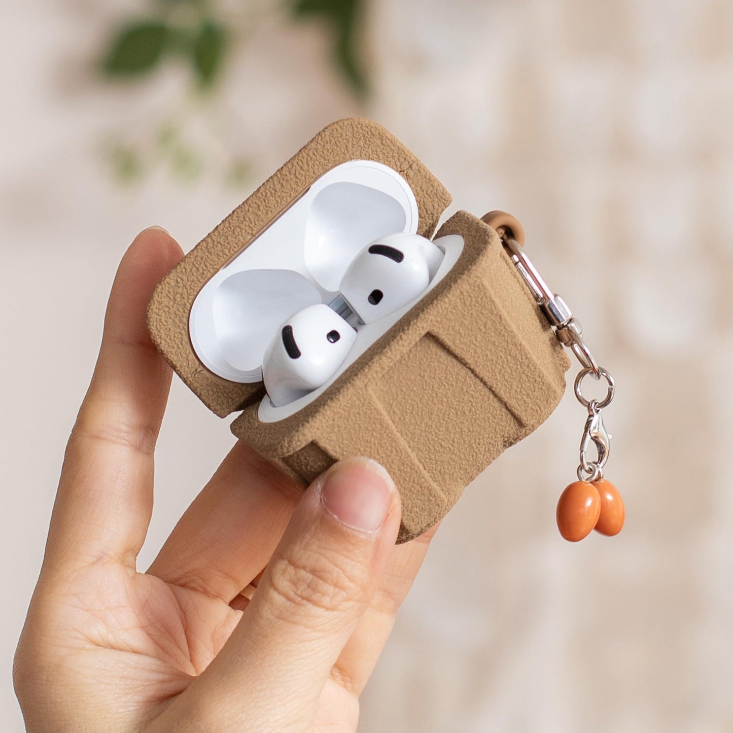 WONJOY Cute 3D Egg Box Case for AirPods 4, Funny Cartoon Silicone Shockproof Cover with Keychain for Men Women Girls Boys (Egg Box)