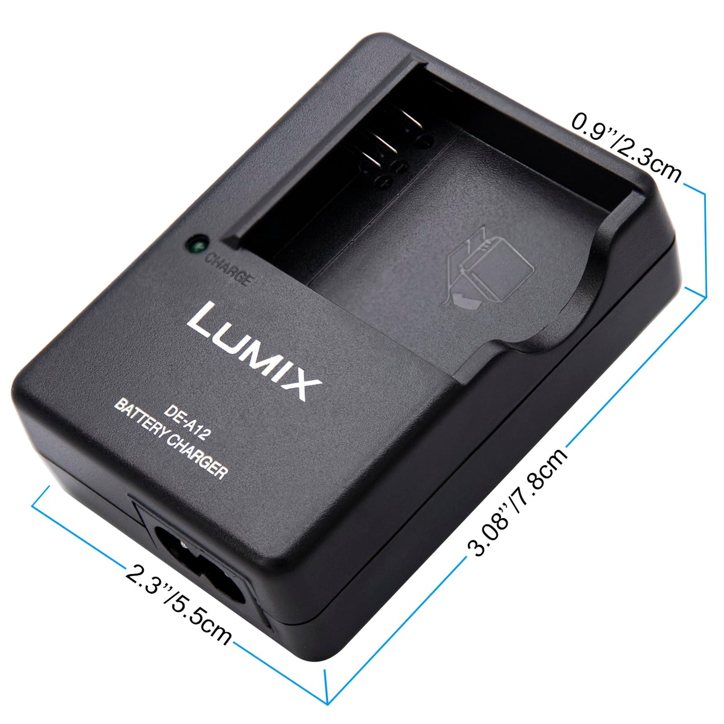 De-A12B Digital Camera Battery Charger for Panasoni Camera LUMIX CGA-S005E CGA-S005 DMW-BCC12 CGA-S005GK DC122 for DMC- FX3 FX8 FX9 FX10 FX12 LX1 LX2