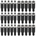 30PCS DC Socket 5.5mmx2.1mm Female DC Male Female Connectors Jack Socket Power Adapter Connector(15 Pairs)