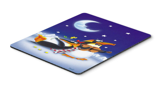 Caroline's Treasures APH0243MP Music Under The Moon Penguins Mouse Pad, Hot Pad or Trivet for Home Office Gaming Working Computers Laptop Mouse