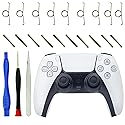 CDHKOZ 24PCS Replacement L2 R2 Trigger Button Springs Metal Buckle Cylinders for PS5 Controller Repair Parts, Screwdriver, Tweezer, Open Tools