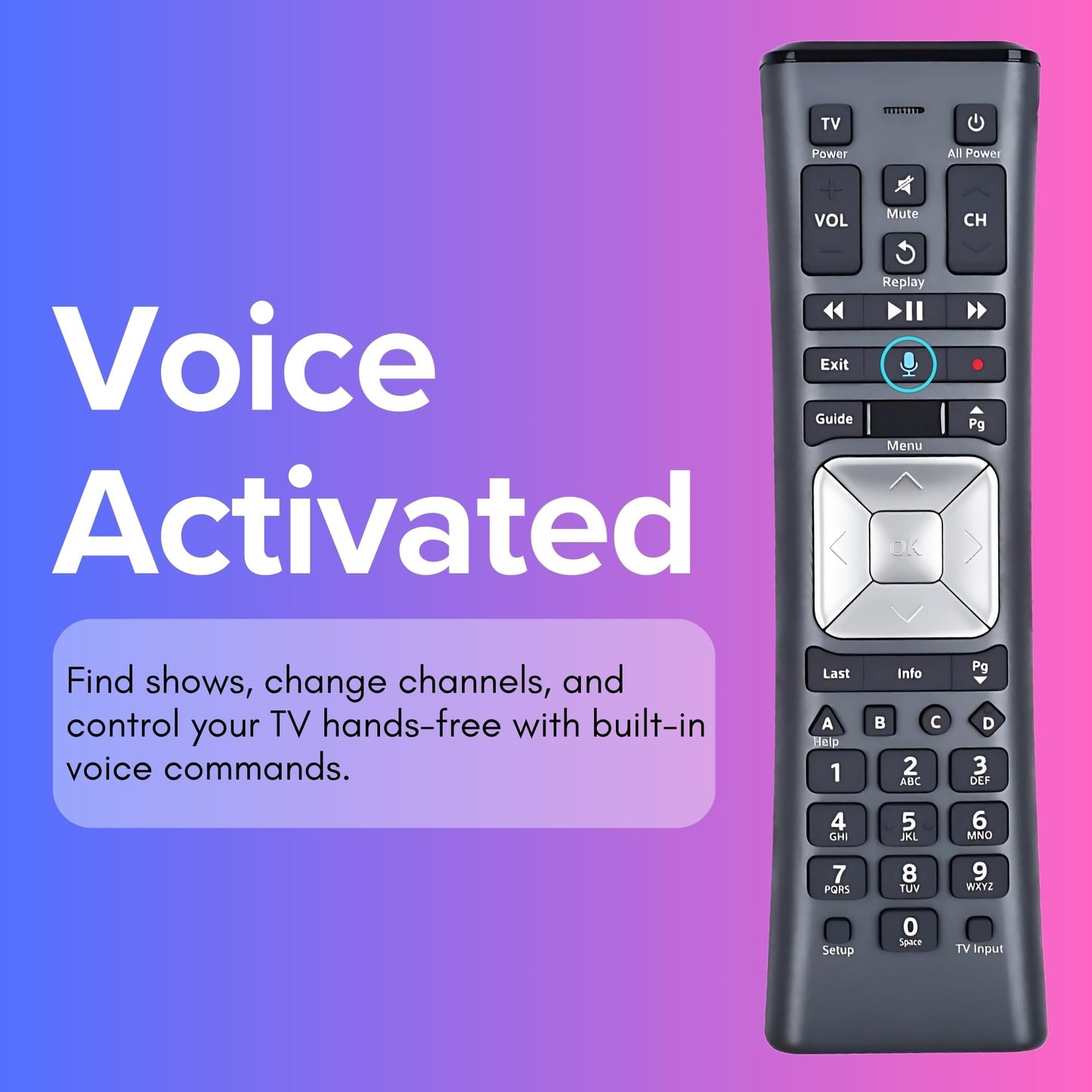 2 Pack XR11 Xfinity Remote Control Replacement - Universal IR/RF Remote for Cox & Comcast, Easy Pairing, Voice Search, Backlit Keys, Compatible