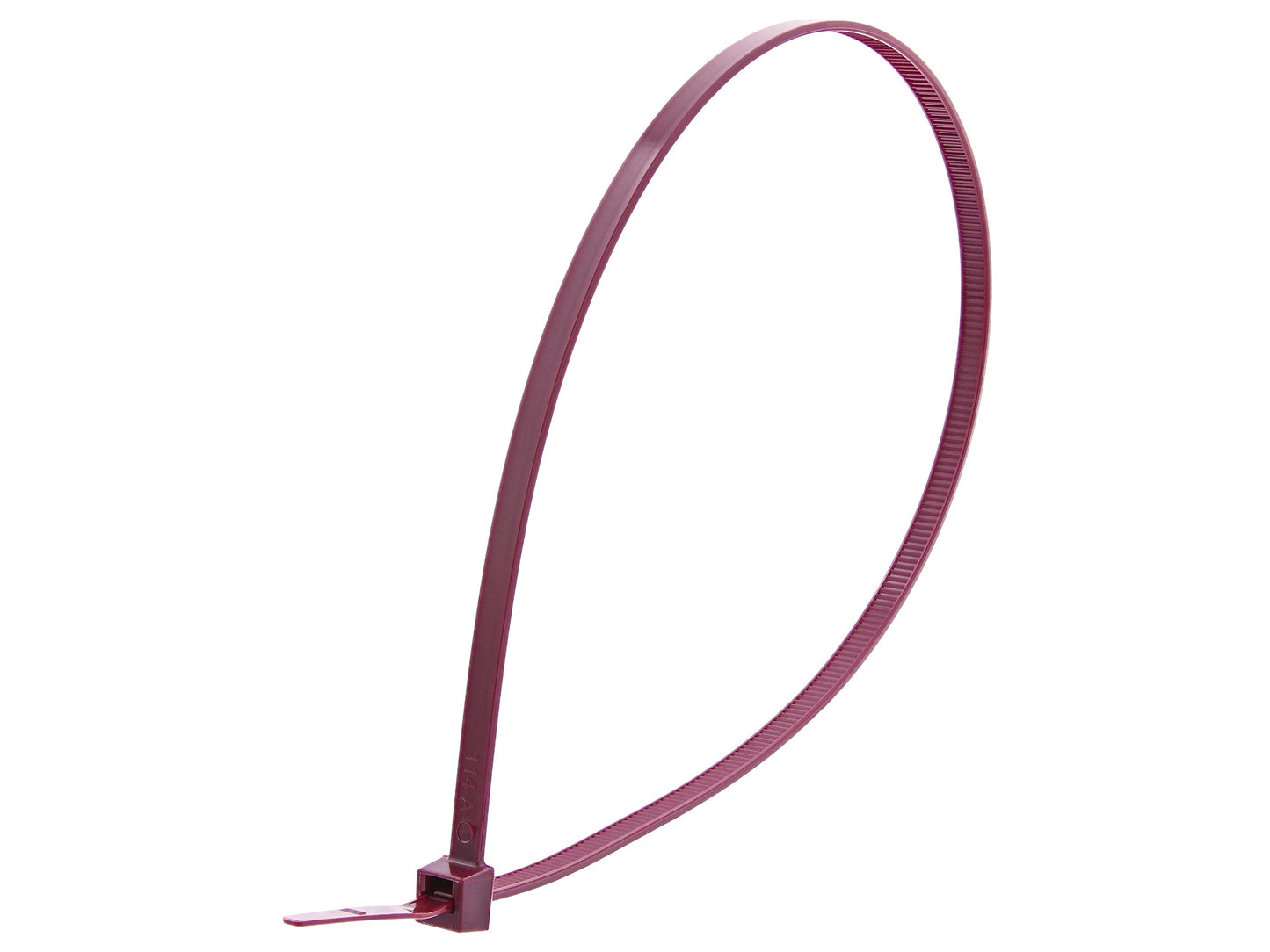 Supreme Cable Ties Nylon Cable Zip Ties [Pack of 100] - 11.1 in., 50lb., Burgundy, Plenum Rated Heavy Duty Zip Ties | Cable Organizers