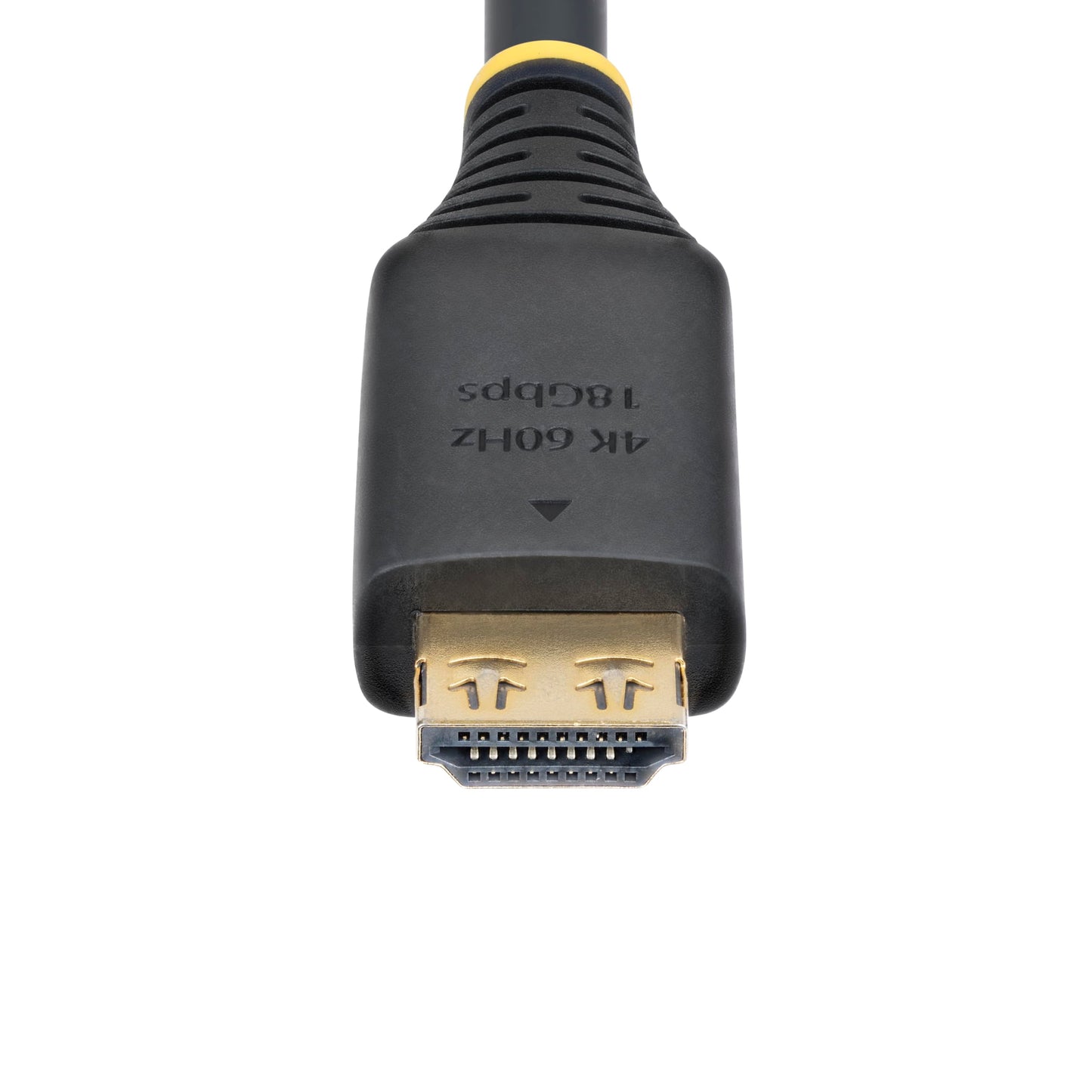 StarTech.com 15ft (4.5m) High Speed HDMI Cable with Gripping Connectors, 4K 60Hz/1440p 144Hz, 18Gbps, UHD HDMI 2.0 Cord, TPE Jacket