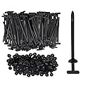 100 Pcs Nylon Universal Cable Tie Buckle With Pin & Button Design - New Multifunctional Nylon Zip Ties Plastic Cable Ties Tool Fasteners Car Body UV