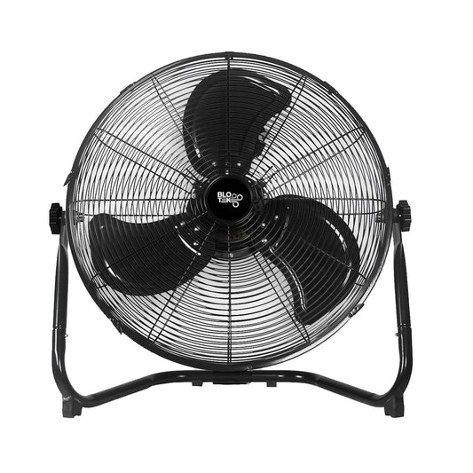 BLOTEK 20" Floor Fan and Wall Mount delivers high-velocity airflow for an air mover, garages, homes, or job sites-versatile design mounts on floor or