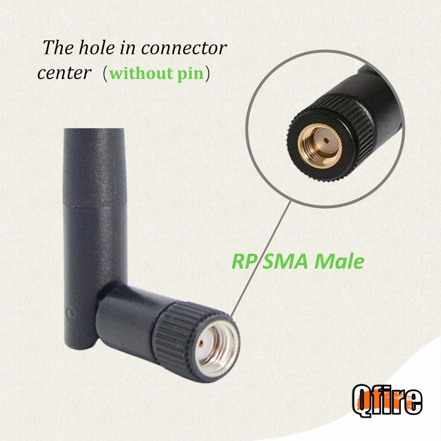 Replacement GMG WiFi Antenna Compatible with Green Mountain Grills WiFi Control Circuit Board, for GMG Davy Crockett, Trek, Daniel Boone, Ledge, Jim