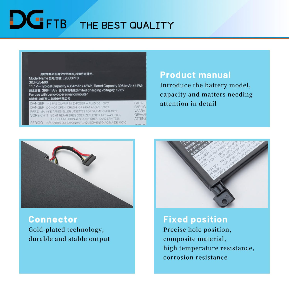 L20M3PF0 L20C3PF0 laptop battery for Lenovo Ideapad 3-14ITL6 3-15ITL6 3-17ITL6 3-14ALC6 3-15ALC6 3-17ALC6 3-14ABA7 S14 G2-ITL G3-IAP V14 V15 V17 G2 G3