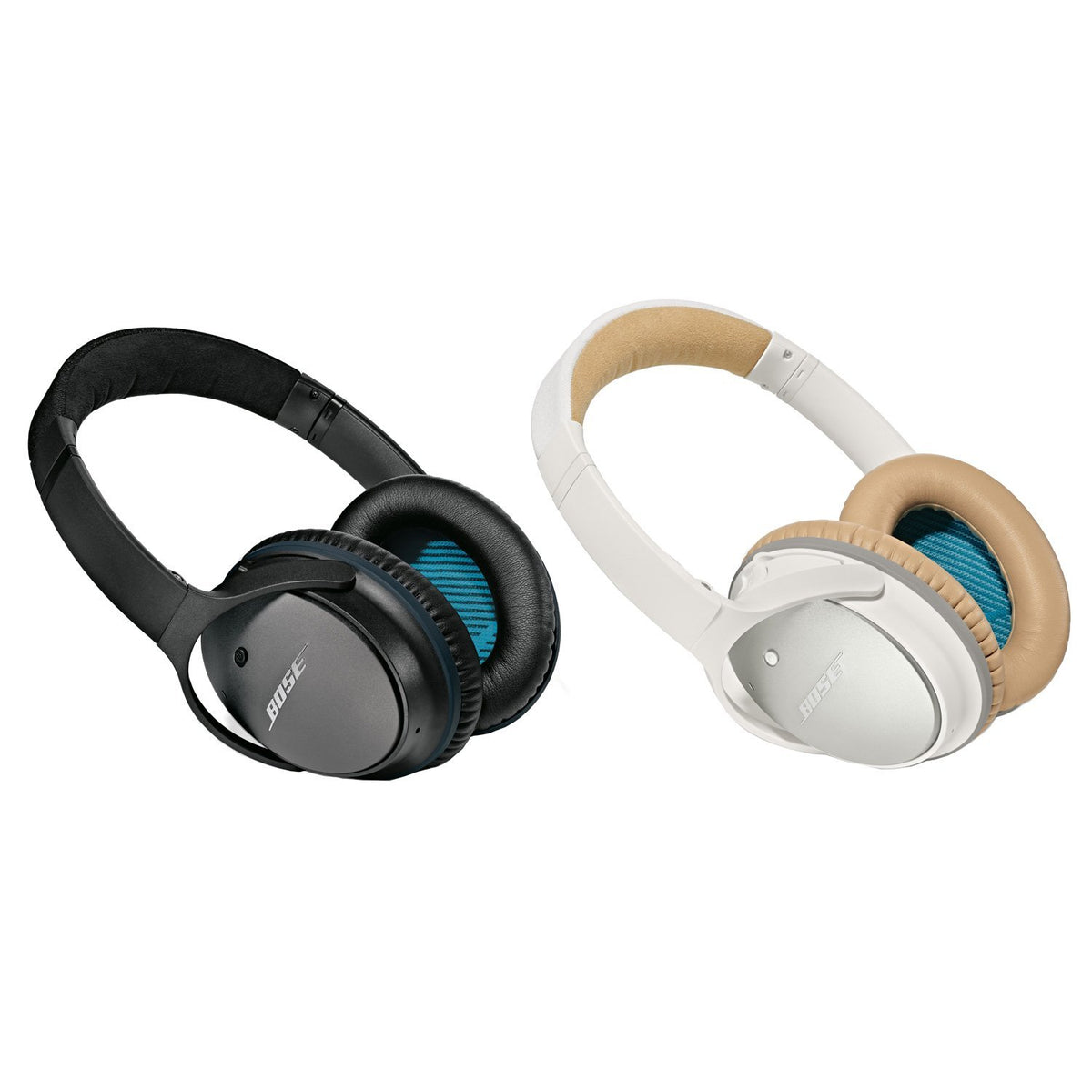 Bose QuietComfort 25 Acoustic Noise Cancelling Headphones for Apple devices, White(wired, 3.5mm) (Renewed)