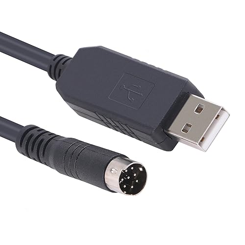 Mendouconert USB Programming Cable for Kenwood TM-V71 TM-V71A TM-V71E TM-V71G TM-D710 PG-5G PG-5H, RS232 Serial USB to Mini Din 8P