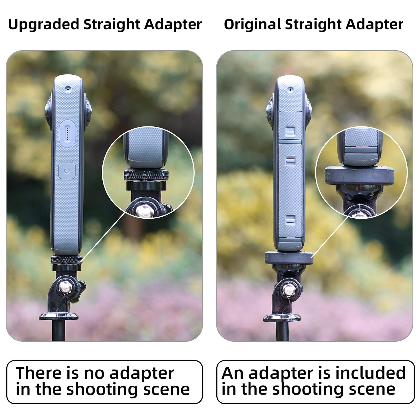 1/4 Inch Aluminum Metal Camera Mount Adapter, Conversion Camera Tripod Mount Compatible with GoPro Hero 13/12/11/10/9/8 Black,DJI Action 6/5 Pro/4/3