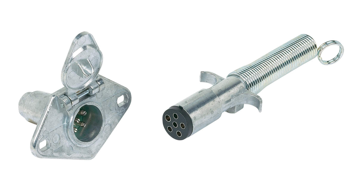 Hopkins Towing Solutions 52007 6 Pole Matched Set Connector with Cable Protector