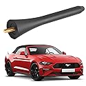 KSaAuto Short Antenna for Ford Mustang Convertible 2015-2024, 5 Inch Black Aluminum Car Antenna Replacement, Ford Mustang Accessories Designed