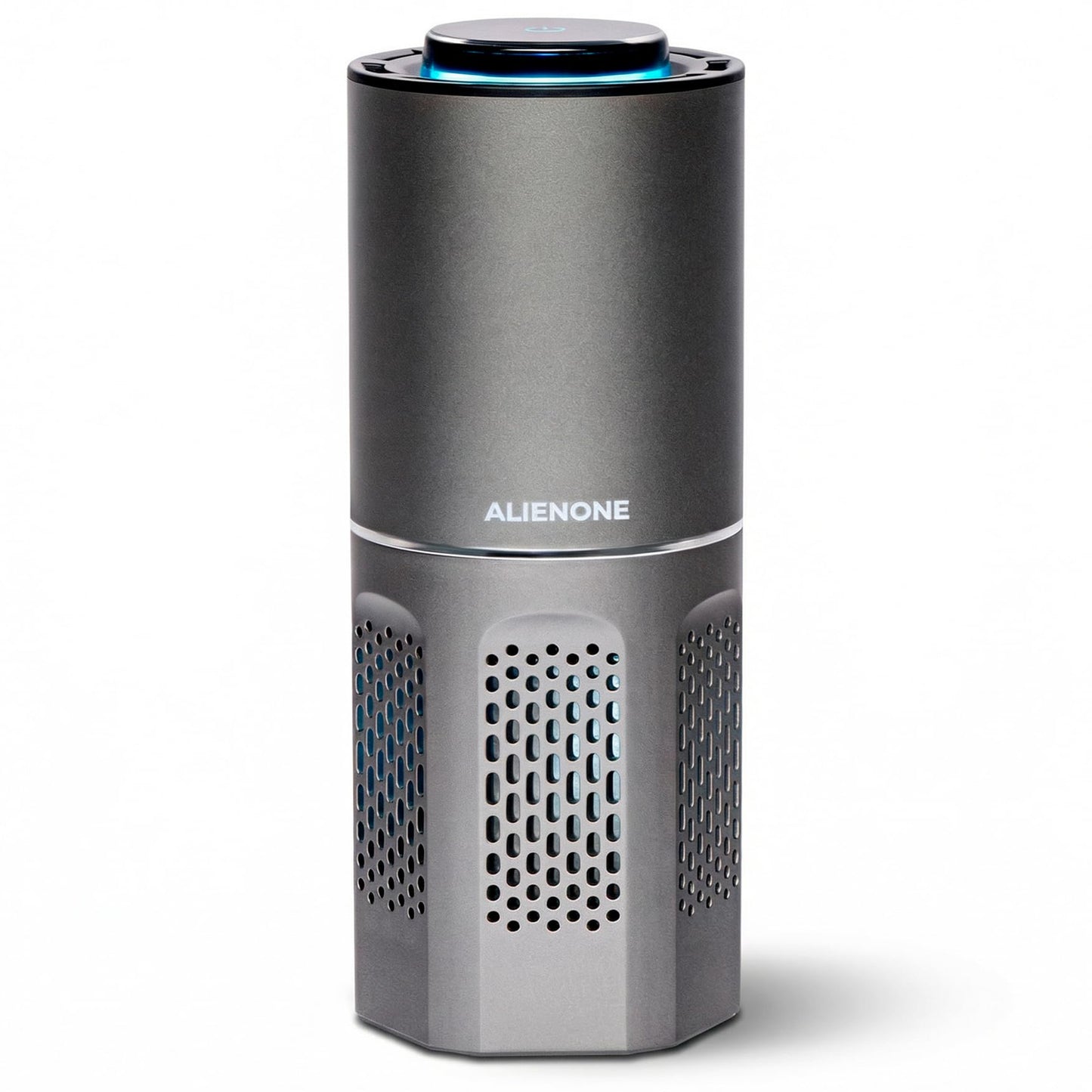 ALIENONE AP-C2-D Car Air Purifier, Portable Personal Mini Unit for Car Home Office Bedroom Desk Travel RV Camping, Compact Quiet Design, 360° Airflow