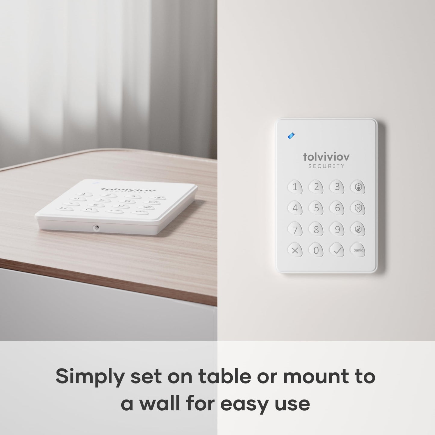 tolviviov Keypad - Compatible with tolviviov Home Alarm System-HUB Needed
