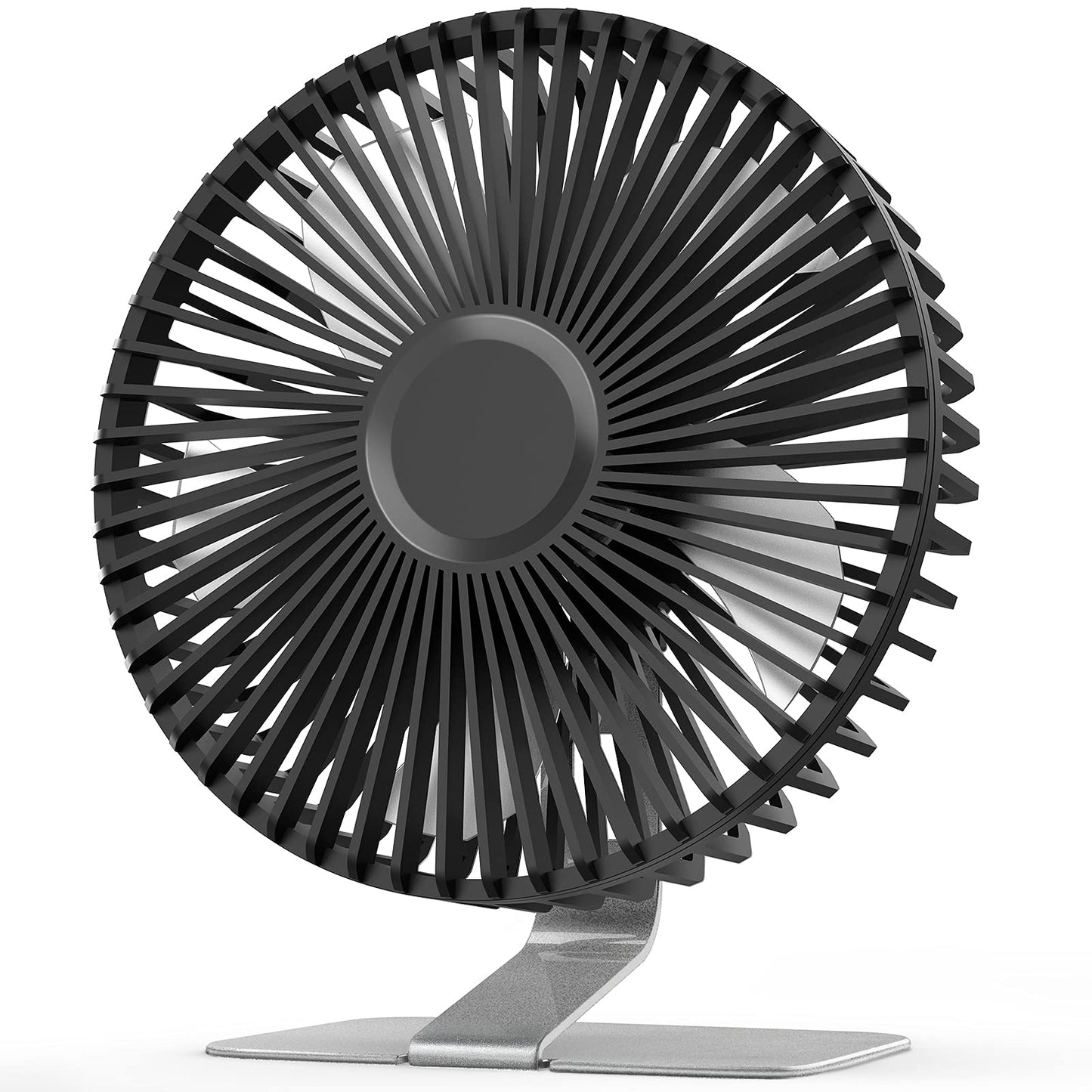 SLENPET 6-inch USB Small Desk Fan, 4 Speeds, Powerful Desktop Table Fan