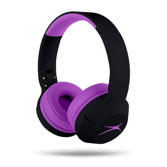 Altec Lansing Kid Safe Noise Cancelling Wireless Headphones 15H Battery, 85dB Volume Limit, Foldable Design Powerful Sound, Active Noise Cancellation