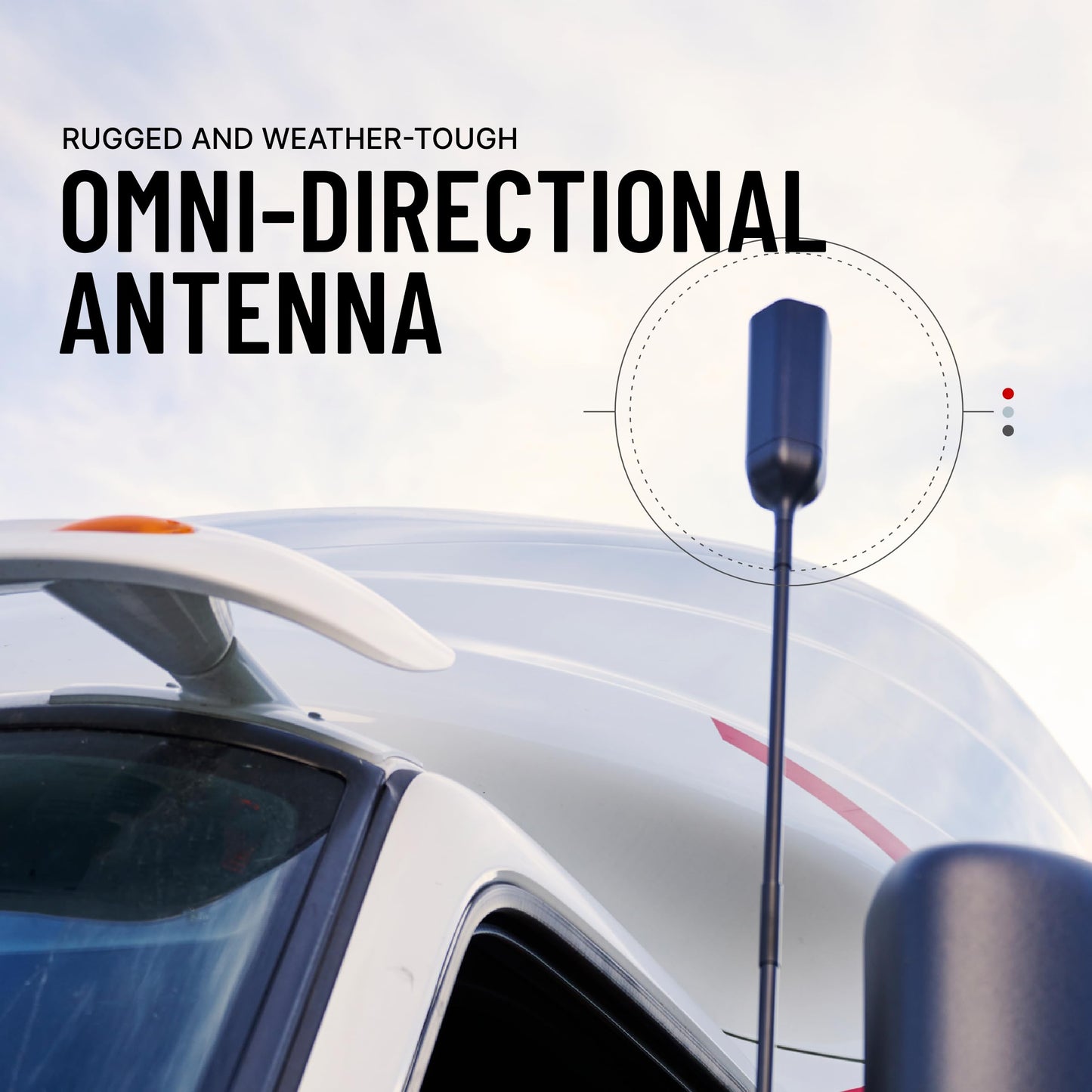 weBoost Drive Reach OTR - Cell Phone Signal Booster for Trucks and SUVs | Boosts 5G & 4G LTE for All U.S. Carriers - Verizon, AT&T, T-Mobile & more |