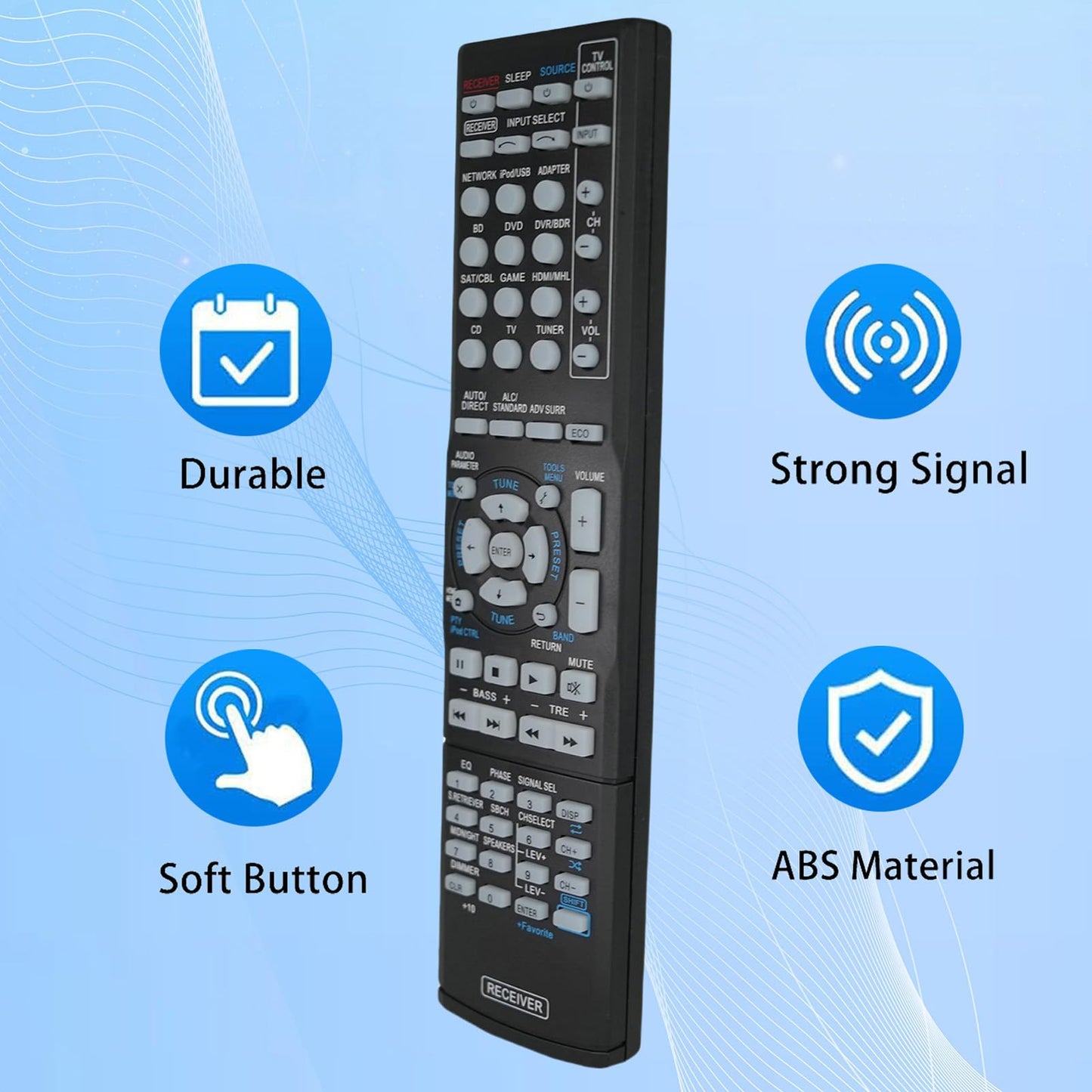 Replacement Remote Control for Pioneer XXD3090 VSX-53TX VSX-54TX VSX-1014TX-K 7.1-Channel AV A/V Receiver System