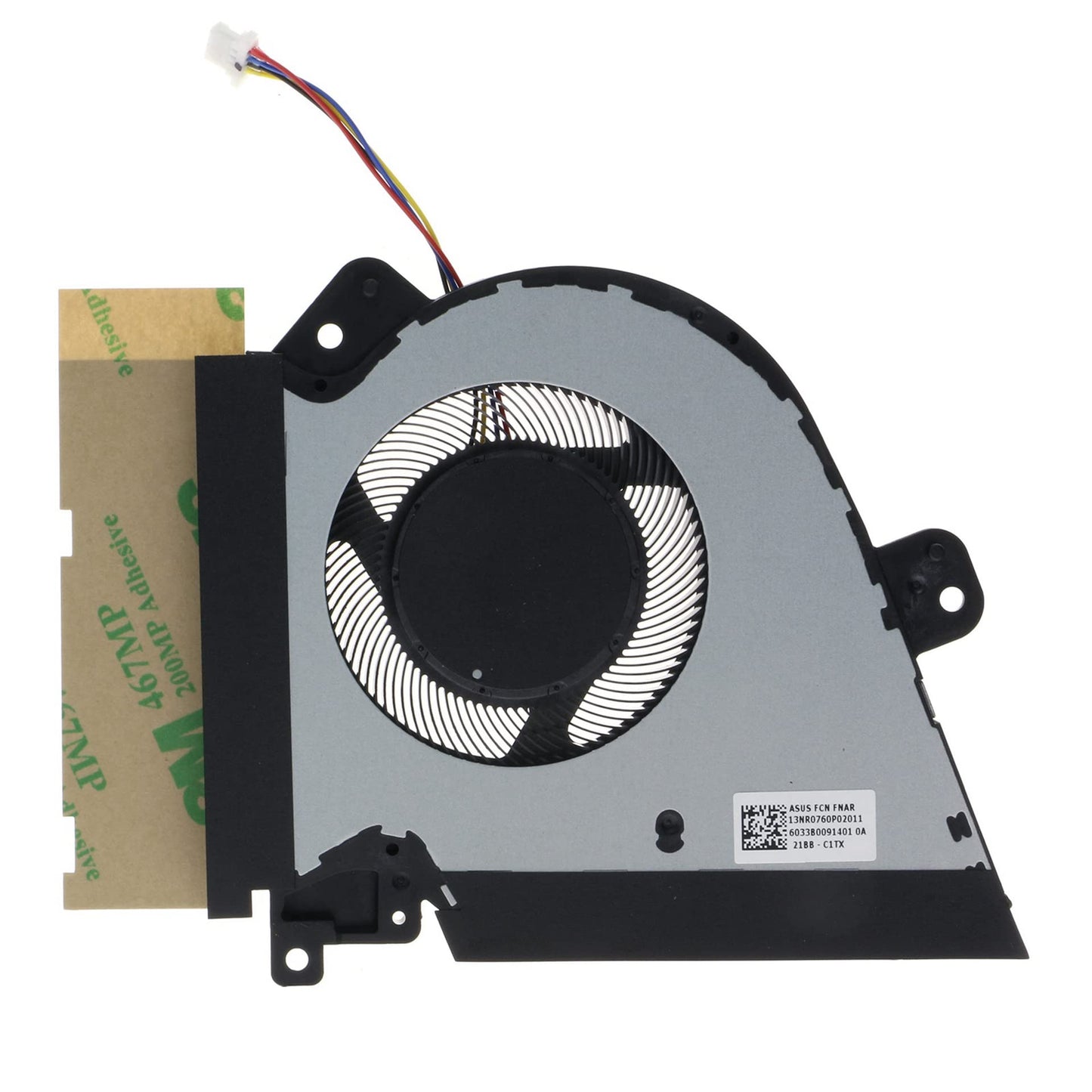 Replacement CPU+GPU Cooling Fan for ASUS TUF Dash F15 FX516 FX516P Air RTX3070 12V 1A FNAQ 13NR0760P01011 DFSCK221151817 FNAR 13NR0760P02011