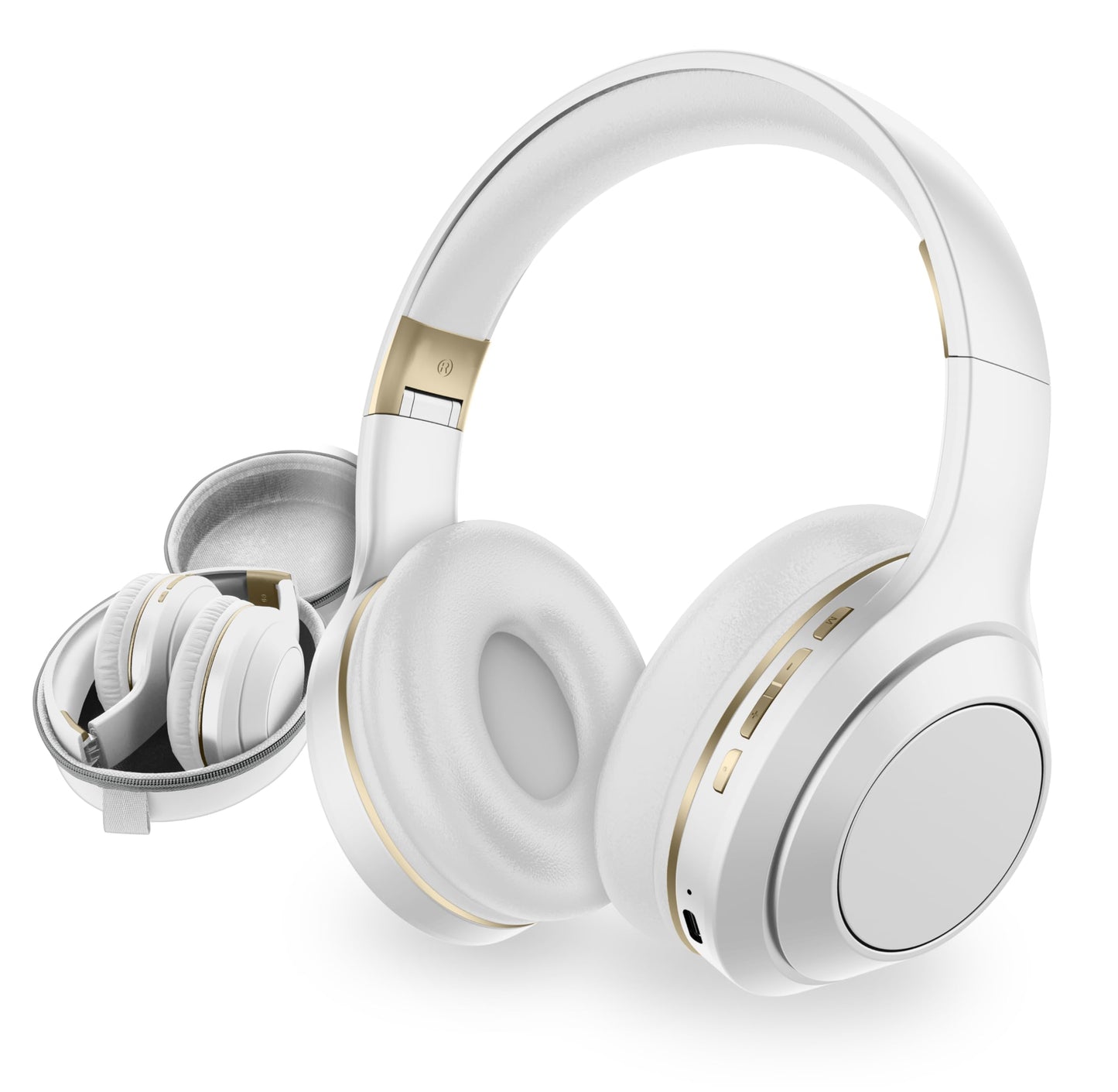 SENTRY OSH Over Ear Bluetooth Wireless Headphones, Active Noise Canceling -20dB Reduction, 22 Hour Battery Life, Control Buttons, Built in Microphone