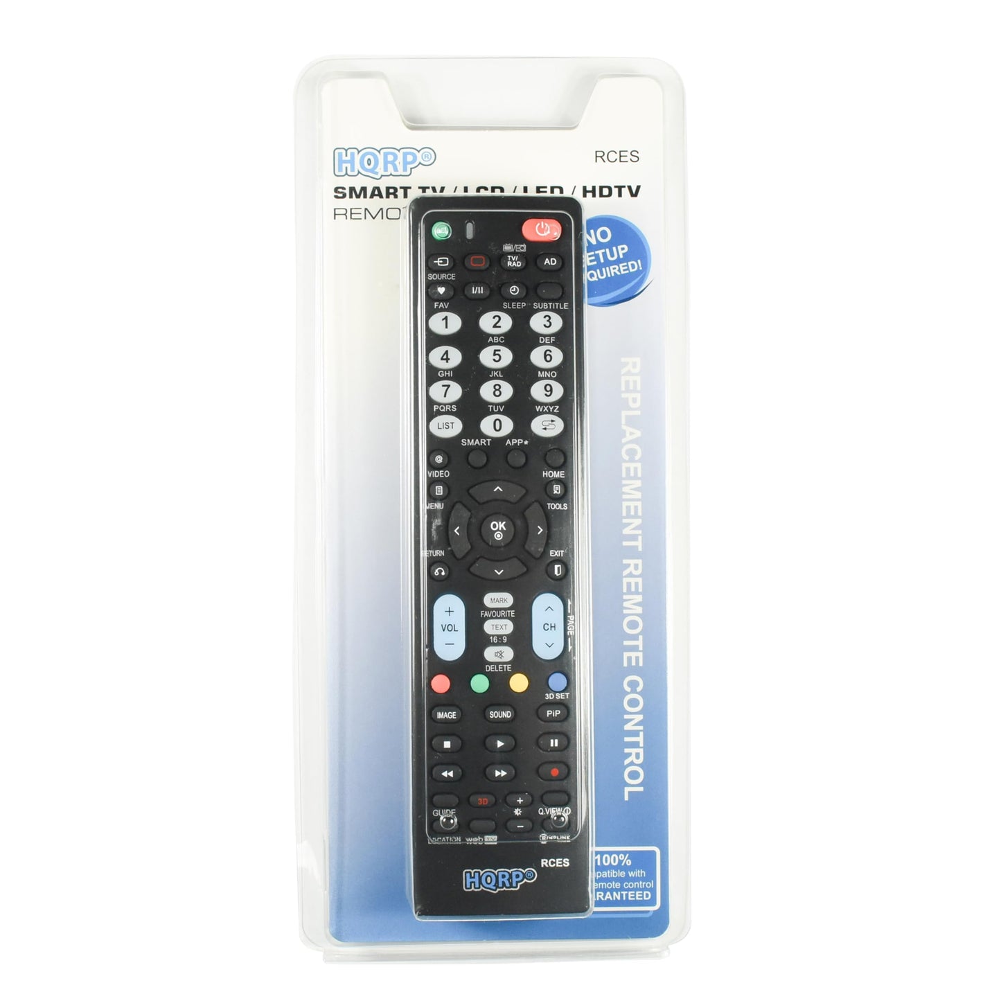 HQRP Remote Control Compatible with LG 60UF7690 65UF7690 70UF7690 79UF7690 43LF5400 49LF5400 32LF550B UF7690 F7690 LF5400 F5400 LCD LED HD TV Smart