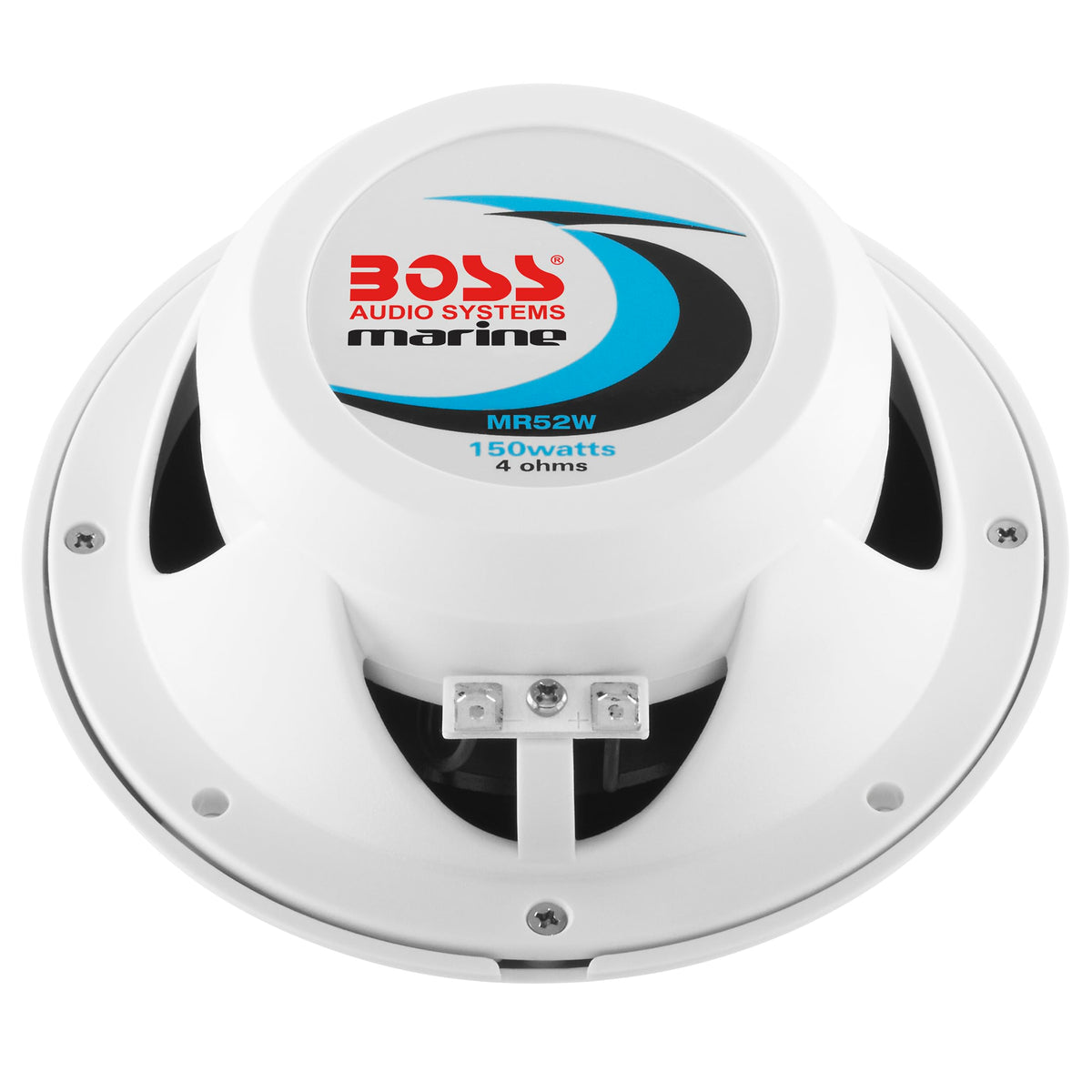 BOSS Audio Systems MR52W 5.25 Inch 2 Way Full Range 150 W Boat Speaker Pair