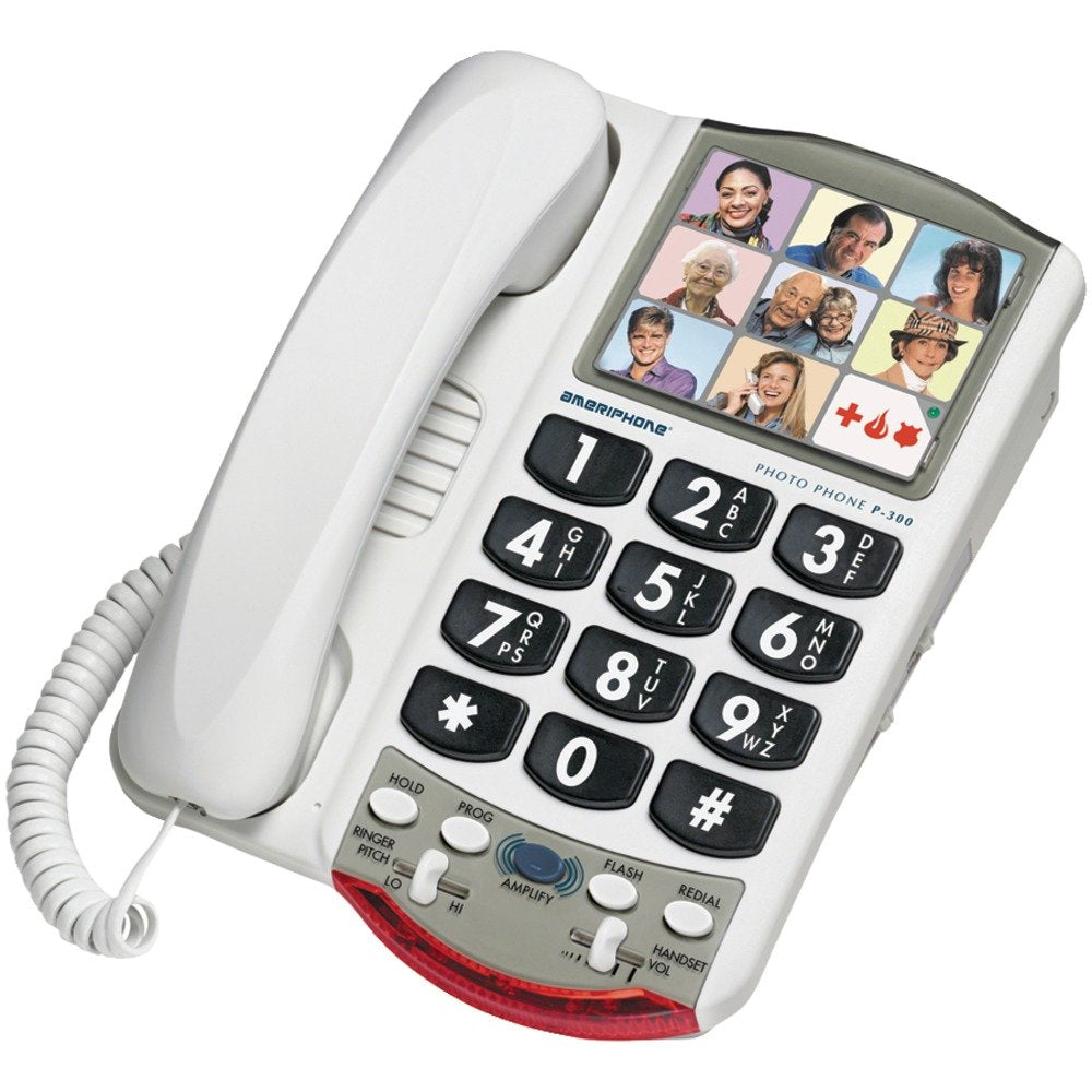 CLARITY P300 Amplified Corded Photo Phone PET2