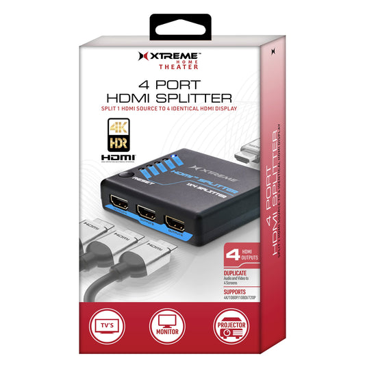 Xtreme Cables Xtreme 4Port HDMI Splitter