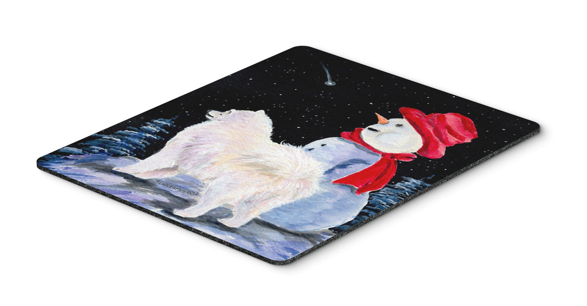 Caroline's Treasures SS8572MP Samoyed Mouse Pad/Hot Pad/Trivet, Large, Multicolor
